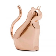 PORTA ANEL GATO COBRE 7cm x 4cm UMBRA PORTA ANEL GATO COBRE 7cm x 4cm UMBRA