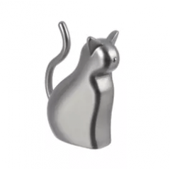 PORTA ANEL GATO PRATA 7cm x 4cm UMBRA PORTA ANEL GATO PRATA 7cm x 4cm UMBRA