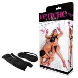 Bondage - Kit com 4 amarras e venda de pélucia - Preto Bondage - Kit com 4 amarras e venda de pélucia - Preto