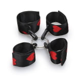 Kit Bondage Algema de punho e tornozelo Kit Bondage Algema de punho e tornozelo