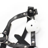 Mordaça com Bola com Testeira Regulável Mordaça com Bola com Testeira Regulável