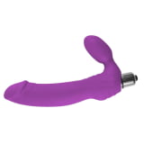 Penetrador Duplo com Glande e Cápsula 10 vibrações STRAPLESS Penetrador Duplo com Glande e Cápsula 10 vibrações STRAPLESS