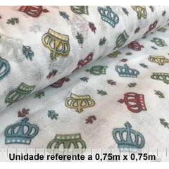 Fralda Estampada Coroas Fralda Estampada Coroas