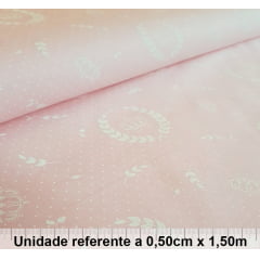 Tricoline Coroa Rosa Bebê Tricoline Coroa Rosa Bebê