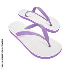 Chinelo Lilás para Sublimação (Vários Tamanhos) - Valor Unitário Chinelo Lilás para Sublimação (Vários Tamanhos) - Valor Unitário