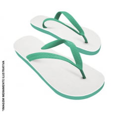 Chinelo Verde para Sublimação (Vários Tamanhos) - Valor Unitário Chinelo Verde para Sublimação (Vários Tamanhos) - Valor Unitário