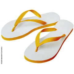 Chinelo Laranja para Sublimação (Vários Tamanhos) - Valor Unitário Chinelo Laranja para Sublimação (Vários Tamanhos) - Valor Unitário