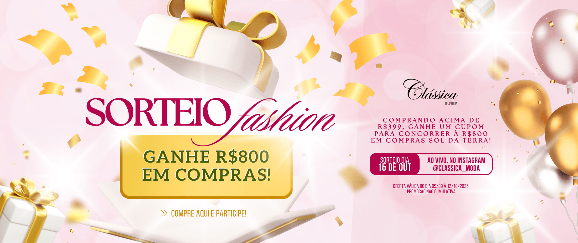 SORTEIO FASHION