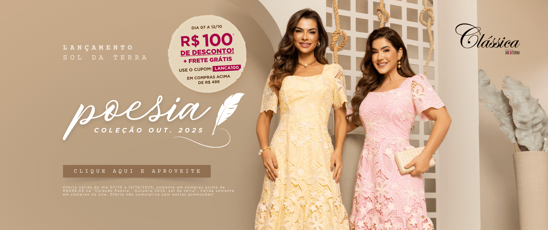 COLEÇÃO POESIA R$100OFF