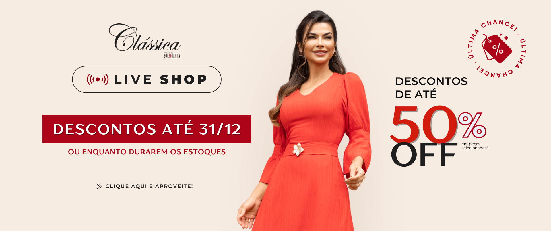 Live Shop Última Chance