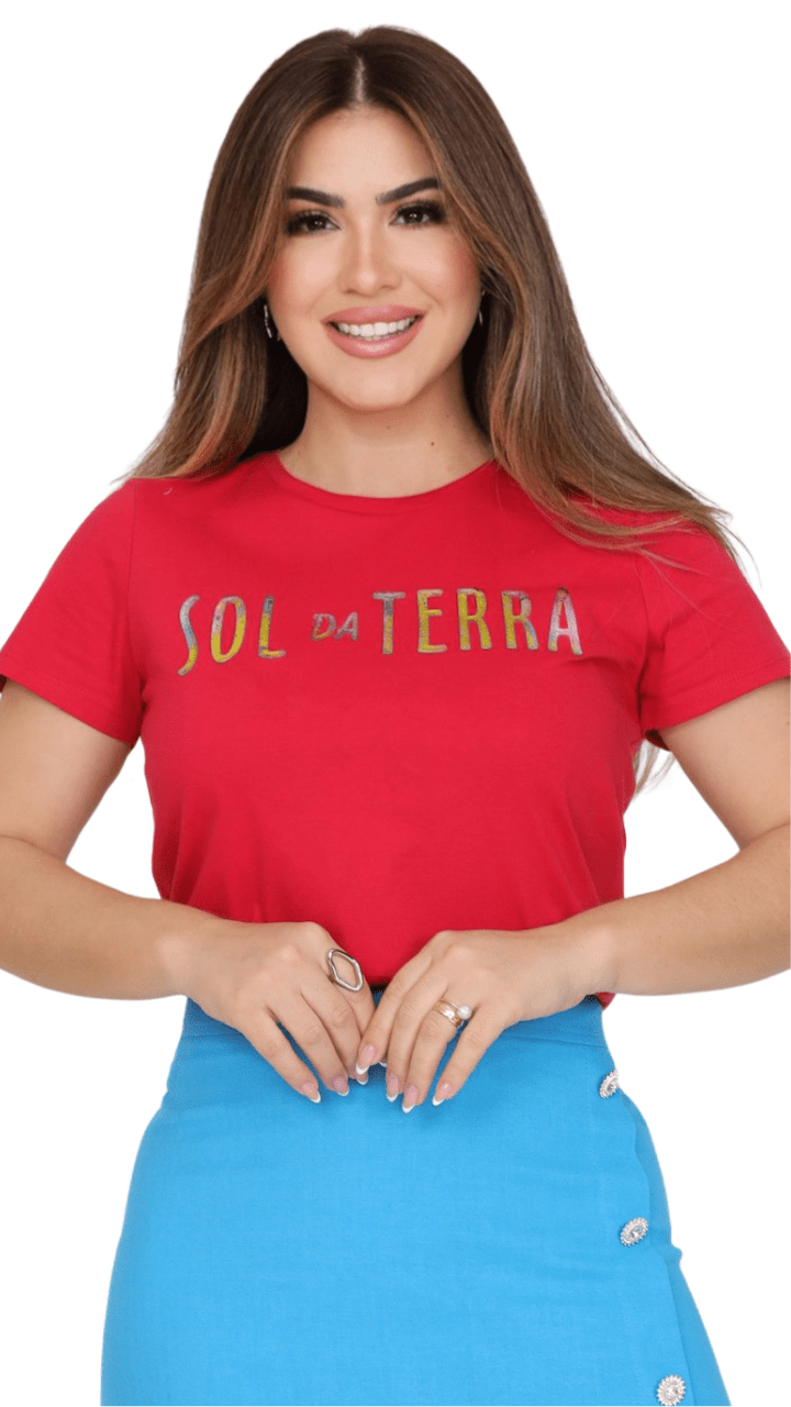                                                                                                                                                                                                                  T-SHIRT SOL DA TERRA - MODA EVANGELICA 05639