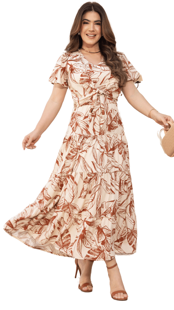                                                                                                                                                                                                                    VESTIDO SOL DA TERRA - MODA EVANGELICA 14210