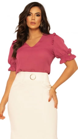                                                                                                                                                                            BLUSA SOL DA TERRA - MODA EVANGÉLICA 05441