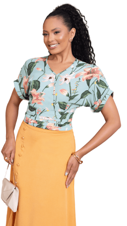                                                                                                                                                                                                                 BLUSA SOL DA TERRA - MODA EVANGELICA 05632