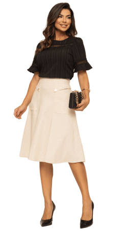                                                                                                                                                                                                                   BLUSA SOL DA TERRA - MODA EVANGRLICA 05780