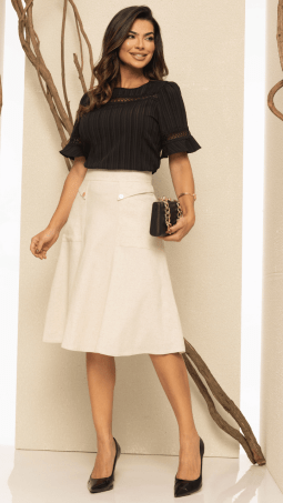                                                                                                                                                                                                                   BLUSA SOL DA TERRA - MODA EVANGRLICA 05780