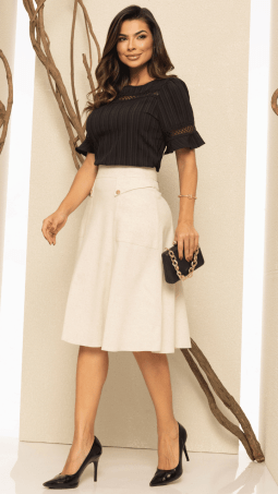                                                                                                                                                                                                                   BLUSA SOL DA TERRA - MODA EVANGRLICA 05780