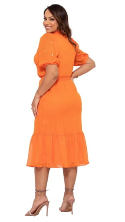                                                                                                                                                                                             VESTIDO SOL DA TERRA - MODA EVANGÉLICA 13730