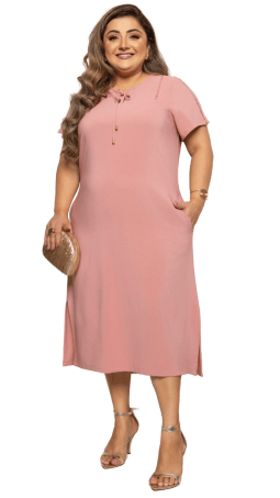 VESTIDO PLUS - SOL DA TERRA - 14203