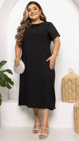VESTIDO PLUS - SOL DA TERRA - 14203