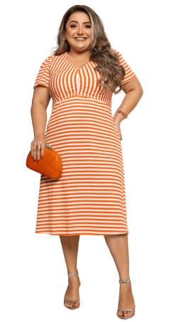VESTIDO PLUS - SOL DA TERRA - 14308