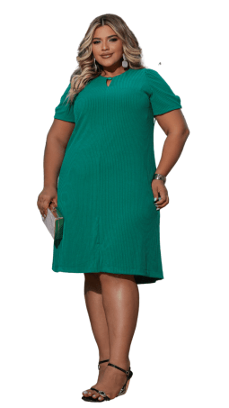                                                                                                                                                                                                                             VESTIDO PLUS - SOL DA TERRA - 14348