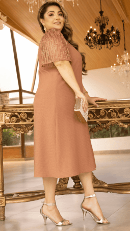 VESTIDO PLUS - SOL DA TERRA - 14447