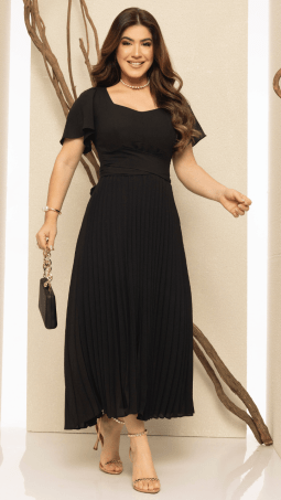                                                                                                                                                                                                                    VESTIDO SOL DA TERRA - MODA EVANGELICA 14036