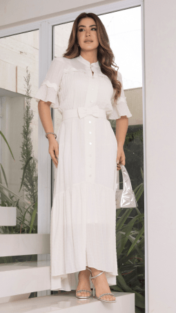                                                                                                                                                                                                                   VESTIDO SOL DA TERRA - MODA EVANGELICA 14044