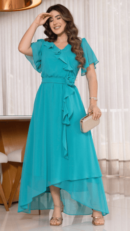                                                                                                                                                                                                                   VESTIDO SOL DA TERRA - MODA EVANGELICA 14061