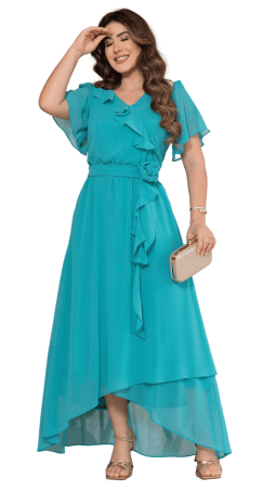                                                                                                                                                                                                                   VESTIDO SOL DA TERRA - MODA EVANGELICA 14061