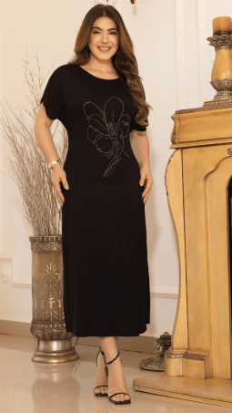                                                                                                                                                                                                                    VESTIDO SOL DA TERRA - MODA EVANGELICA 14138