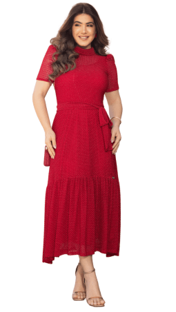                                                                                                                                                                                                                    VESTIDO SOL DA TERRA - MODA EVANGELICA 14192