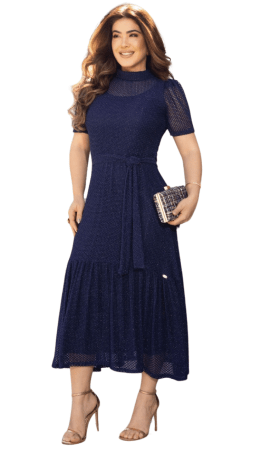                                                                                                                                                                                                                   VESTIDO SOL DA TERRA - MODA EVANGELICA 14192