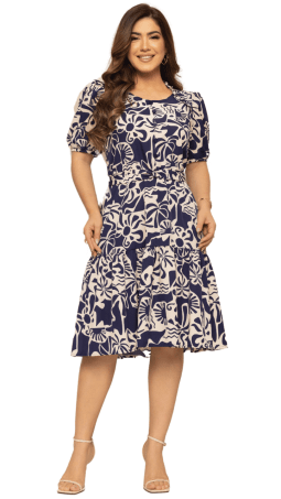                                                                                                                                                                                                                    VESTIDO SOL DA TERRA - MODA EVANGELICA 14247