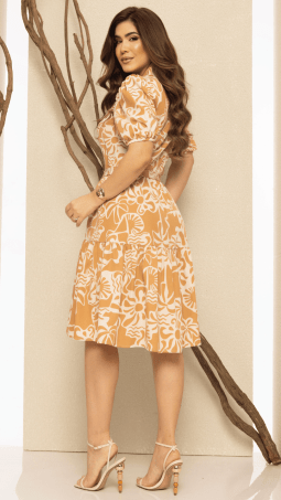                                                                                                                                                                                                                    VESTIDO SOL DA TERRA - MODA EVANGELICA 14247