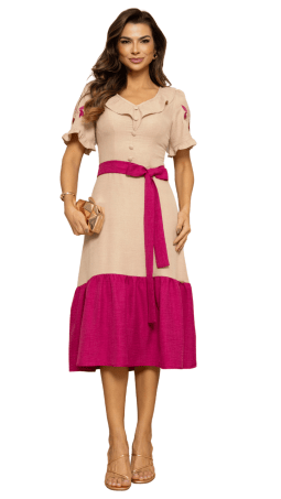                                                                                                                                                                                                                                  VESTIDO - SOL DA TERRA - 14296