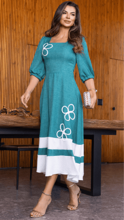                                                                                                                                                                                                                                 VESTIDO - SOL DA TERRA - 14347