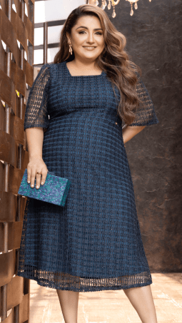 VESTIDO PLUS - SOL DA TERRA - 14435