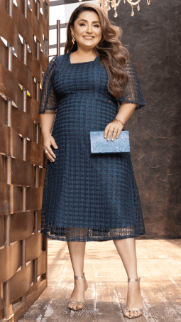 VESTIDO PLUS - SOL DA TERRA - 14435