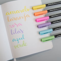 KIT CANETA BRUSH - PONTA PINCEL NEWPEN PASTEL KIT CANETA BRUSH - PONTA PINCEL NEWPEN PASTEL
