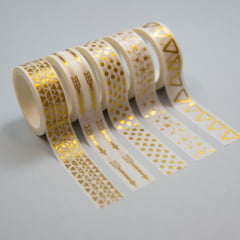 Kit Washi tapes Gold Kit Washi tapes Gold