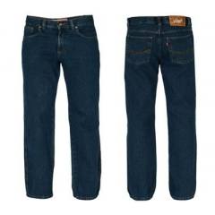 Calça Jeans Azul Marinho Cintura Alta Unissex Calça Jeans Azul Marinho Cintura Alta Unissex