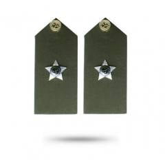 Platina de 2º Tenente Oficial (insígnia metálica) do Exército Brasileiro (EB) RUE Platina de 2º Tenente Oficial (insígnia metálica) do Exército Brasileiro (EB) RUE