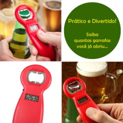 Abridor de Garrafas com Contador de Garrafas Abertas Abridor de Garrafas com Contador de Garrafas Abertas