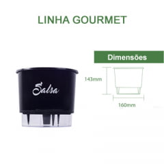 Vaso Autoirrigável Raiz - Médio - Linha Gourmet Vaso Autoirrigável Raiz - Médio - Linha Gourmet