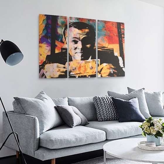 Quadro lobo wall street Quadro lobo wall street