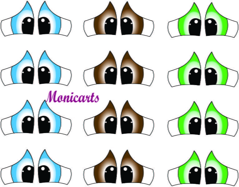 cod 255 Monicarts Comercio Varegista de Suvenirs e Brindes Ltda Adesivos De Olhos Para Fofuchas ~ cod 255 Monicarts Comercio Varegista de Suvenirs e Brindes Ltda
