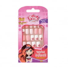 Unhas Postiças Infantil – Pink By Kiss – Ursinho Unhas Postiças Infantil – Pink By Kiss – Ursinho