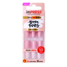 UNHAS POSTIÇAS AUTOCOLANTES BRUNA TAVARES DARLING NUDE - EDIÇÃO LIMITADA IMPRESS UNHAS POSTIÇAS AUTOCOLANTES BRUNA TAVARES DARLING NUDE - EDIÇÃO LIMITADA IMPRESS
